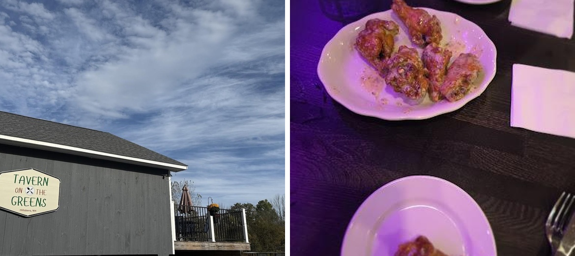 Tavern on the Greens Menu